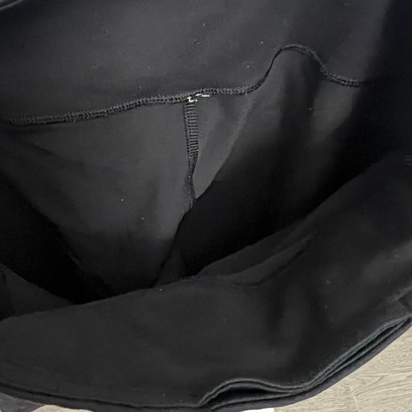 Lululemon Athletica Black Crop Leggings Drawstring Waist sz 10 - Picture 3 of 8